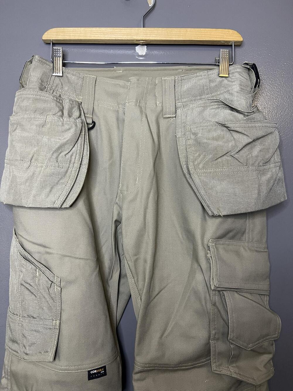 Mascot Cargo Pants Mens 32x35 Beige Madrid Hardwear Workwear 15301-010-55
